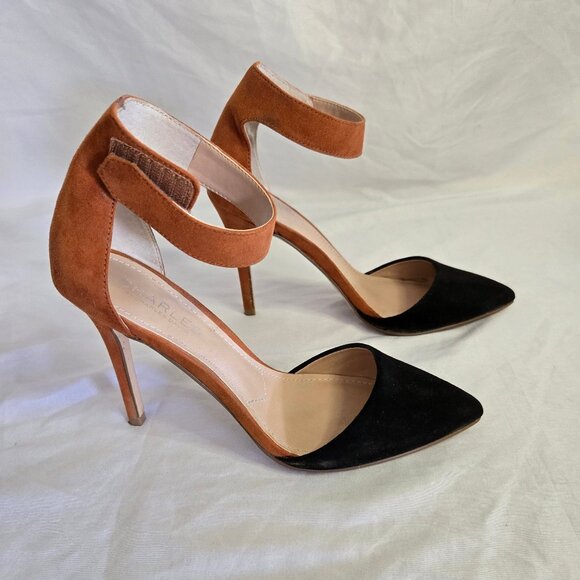 Charles Davis Shoes - Charles Davis Women's Stiletto Two Tone Pumps (6M)